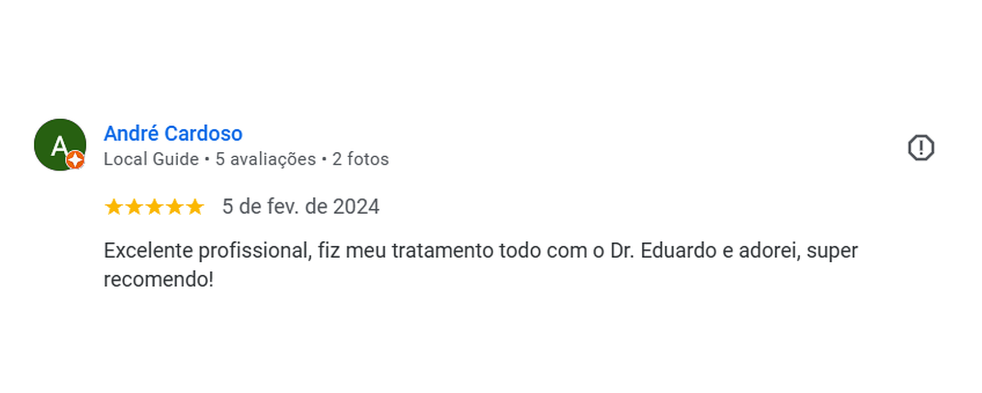 Avaliação de paciente