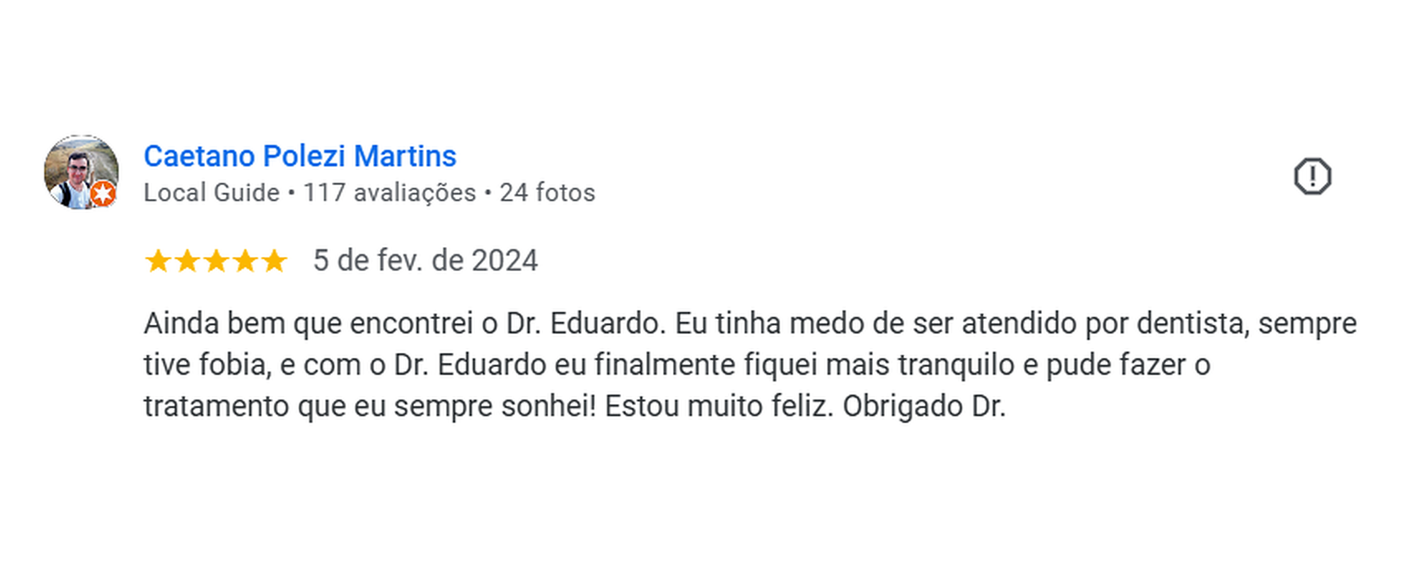 Avaliação de paciente