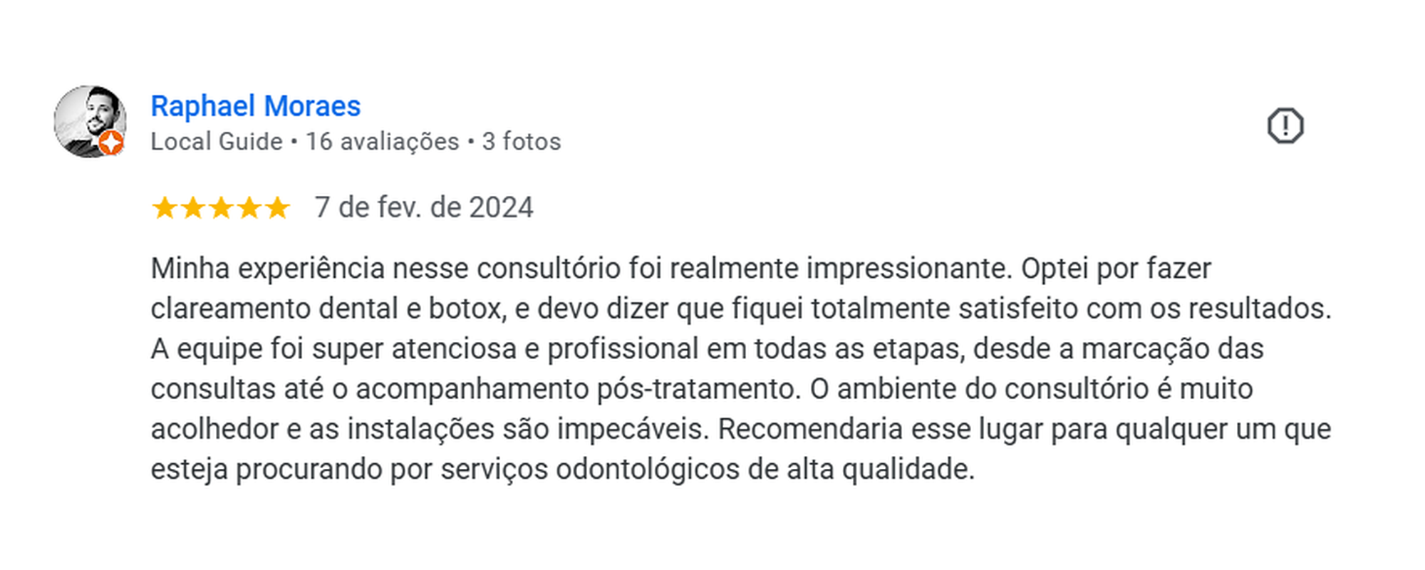 Avaliação de paciente